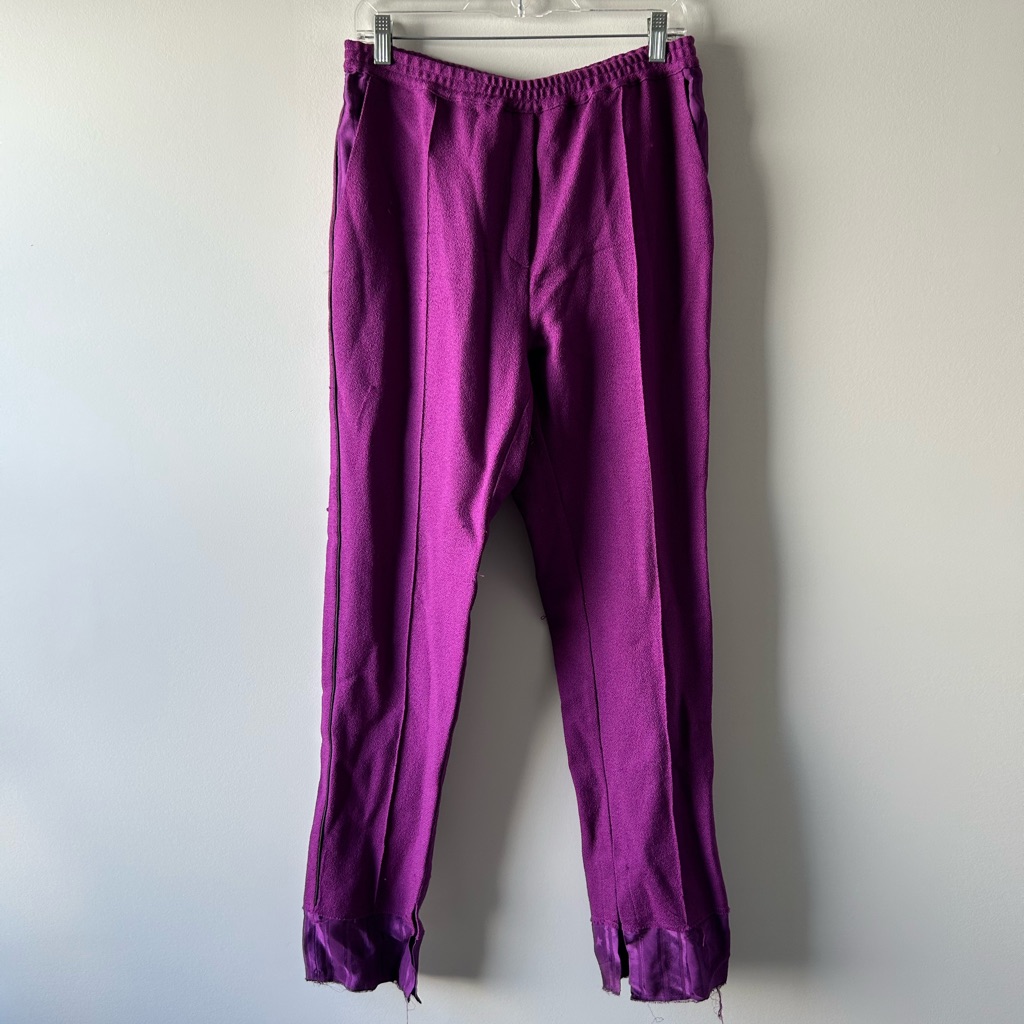 Golden Goose Deluxe Brand Purple Distressed Pants